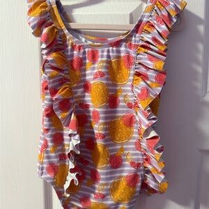 Andy & Evan Purple and Pink Swimsuit